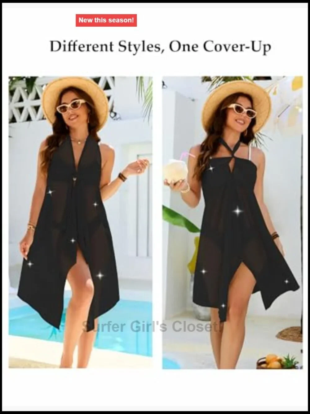 Sheer Mesh Sarong Swimsuit Cover Up Long Bikini Wrap Beach Bathing Suit Coverup